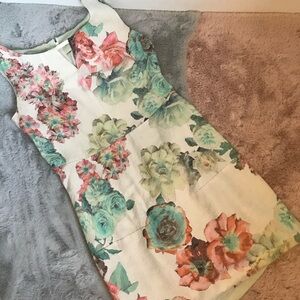 Burvin women floral sleeveless dress